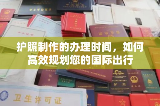 杂多护照制作的办理时间，如何高效规划您的国际出行