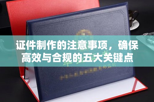 杂多证件制作的注意事项，确保高效与合规的五大关键点
