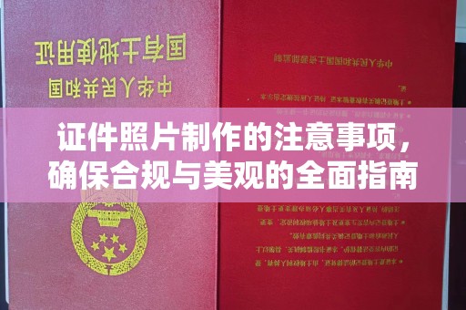 杂多证件照片制作的注意事项，确保合规与美观的全面指南