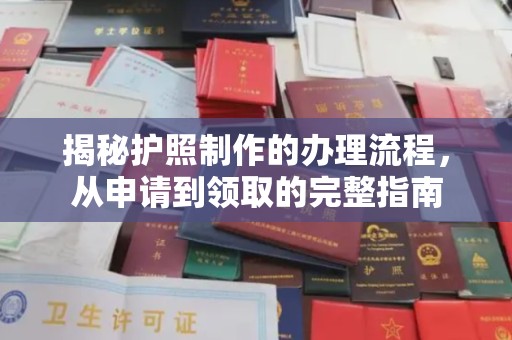 杂多揭秘护照制作的办理流程，从申请到领取的完整指南