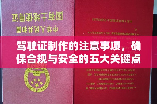 杂多驾驶证制作的注意事项，确保合规与安全的五大关键点