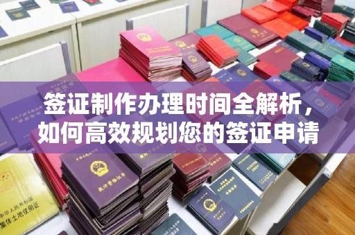 杂多签证制作办理时间全解析，如何高效规划您的签证申请流程