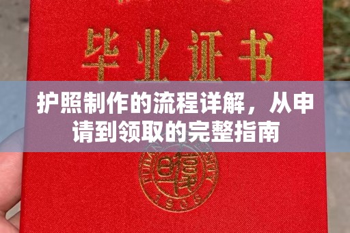 杂多护照制作的流程详解，从申请到领取的完整指南
